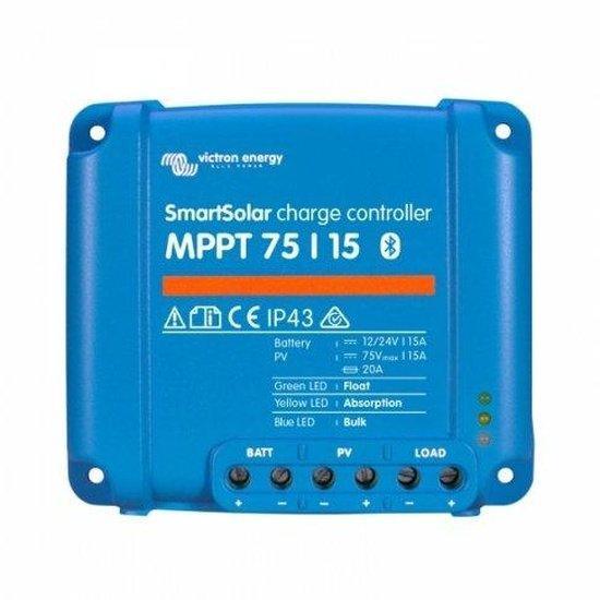 Victron SmartSolar MPPT 75/15 15A Solar Controller (75V Bluetooth)