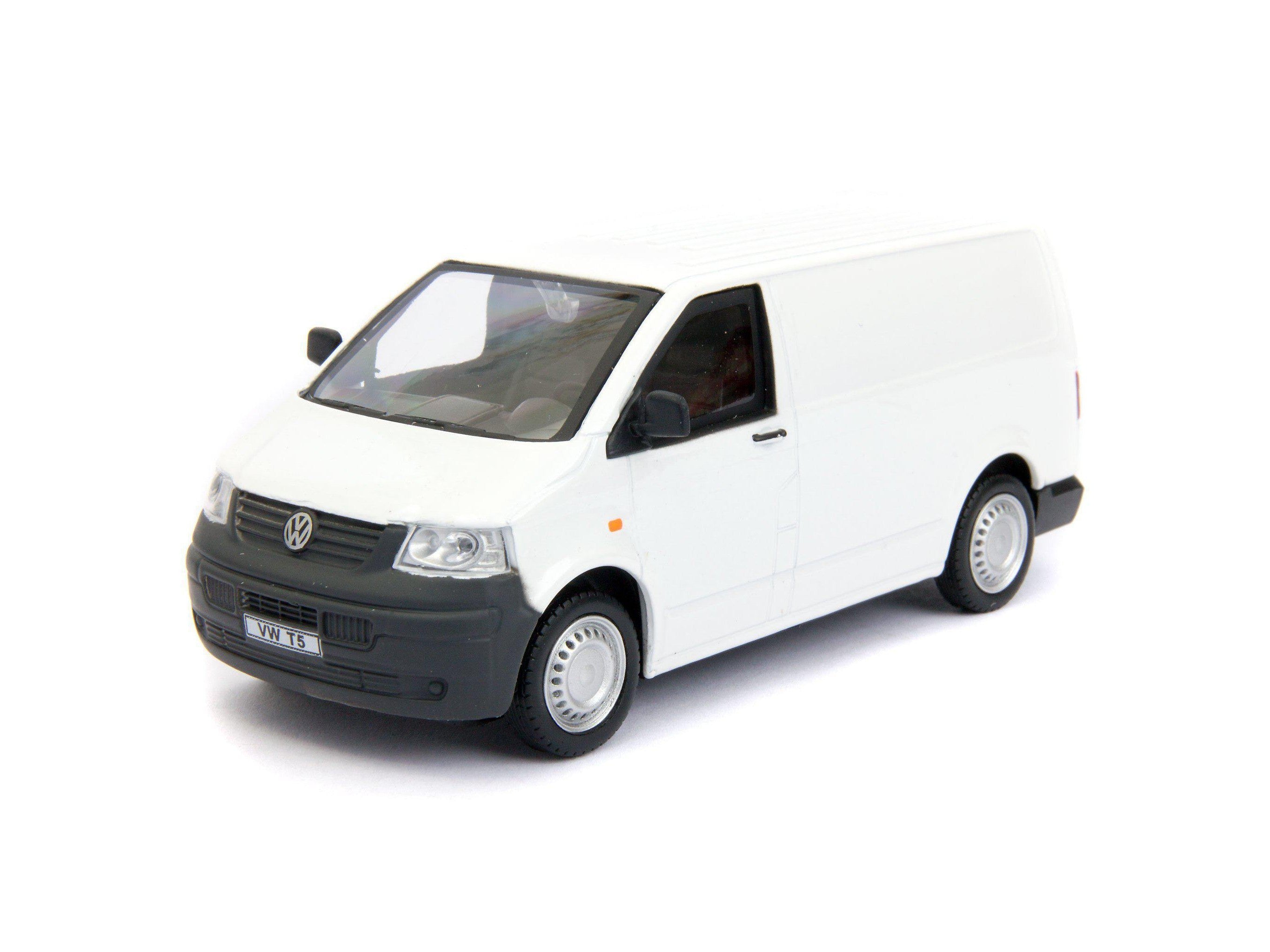 Volkswagen T5 2010 white - 1:43 Scale Model Van