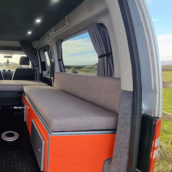 For Toyota Proace Premium Window Curtains - Black/Grey - CREATE YOUR OWN BUNDLE! | Van-X