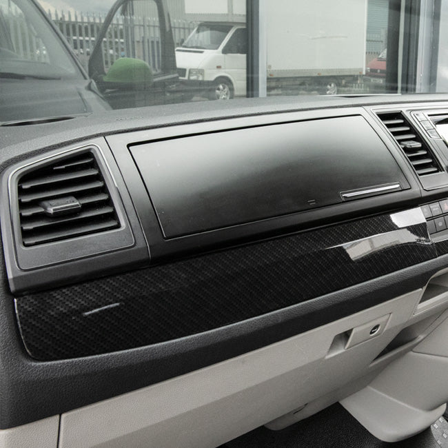 For VW Transporter T6 RHD Lower Dash Trim Carbon Effect – Interior Styling Accessories