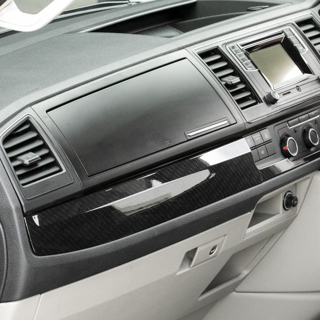 For VW Transporter T6 RHD Lower Dash Trim Carbon Effect – Interior Styling Accessories