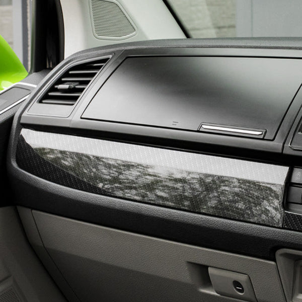 For VW Transporter T6 RHD Lower Dash Trim Carbon Effect – Interior Styling Accessories