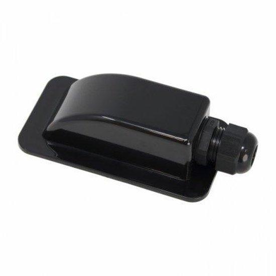 Waterproof black single cable entry gland 3-7 mm | 4Boats