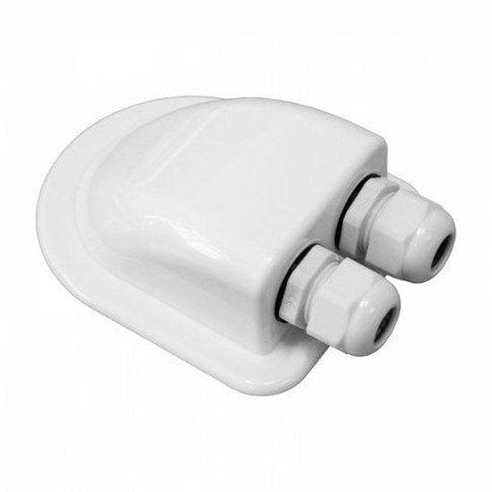Waterproof double cable entry gland 3–7 mm for boats & vans | 4Boats