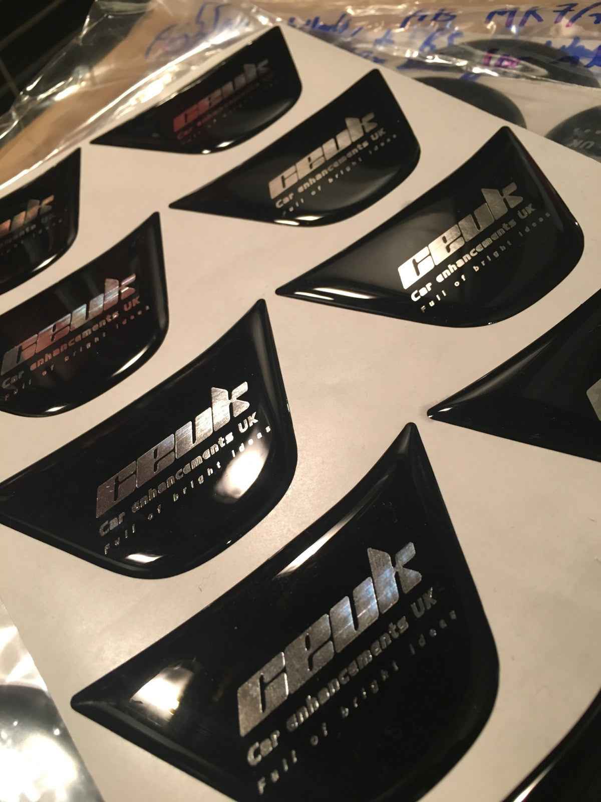 CEUK Steering Wheel Gel Badge for MK7 Fiesta – Black & Chrome