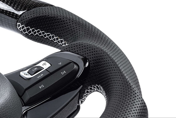 APR Carbon Fibre / Perforated Leather Steering Wheel Golf Mk7/Mk7.5 R / GTI / GTD