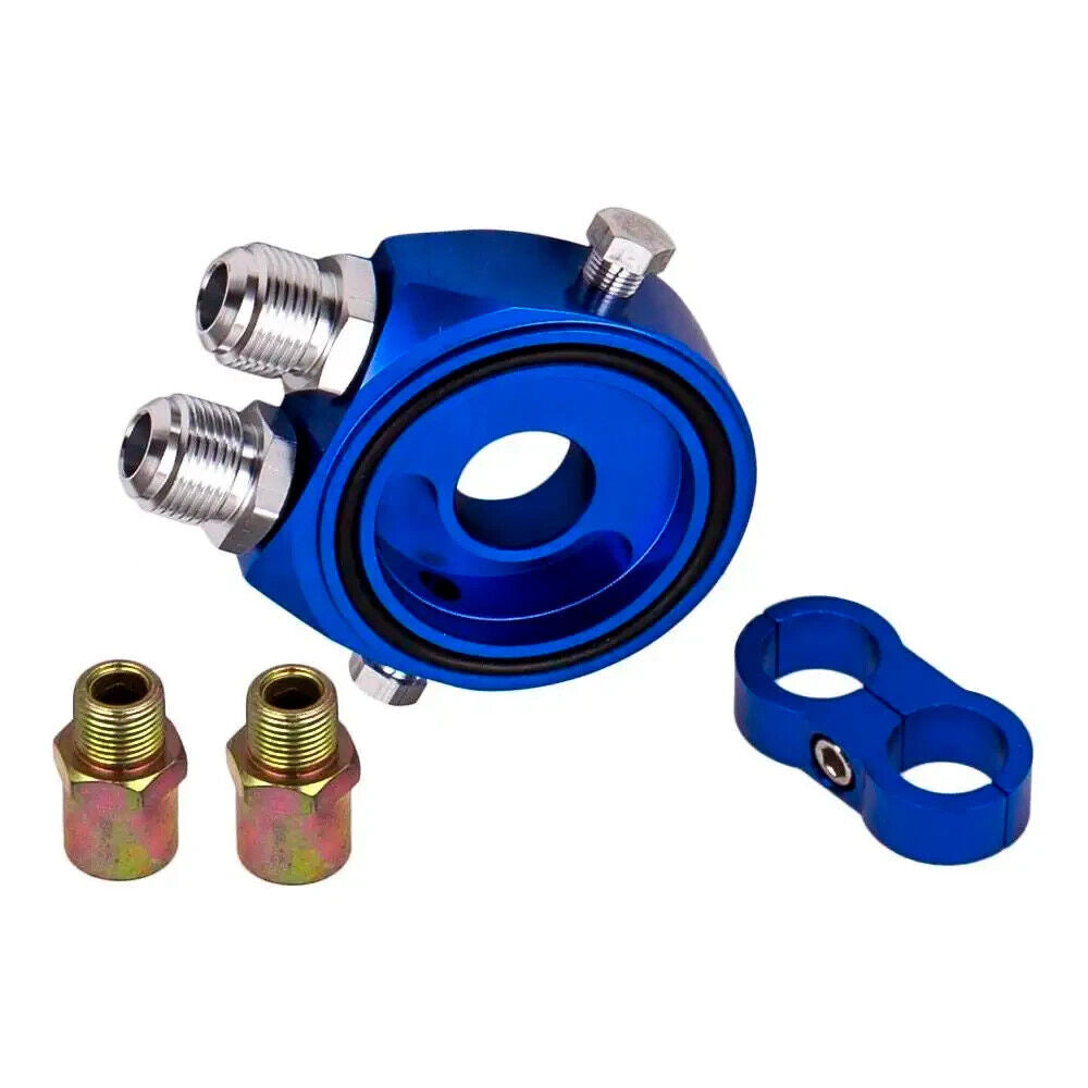 MXPR Universal 13-Row 10AN Engine Transmission Oil Cooler Kit + hose oil lines