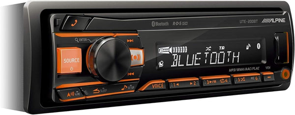 Alpine UTE-200BT Bluetooth Car Stereo Radio Head Unit Receiver USB Android Apple