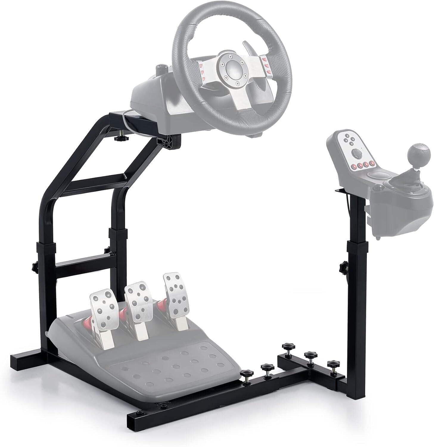 Driving Game Sim Racing Frame Stand Rig for Seat Wheel Pedals Xbox PS PC