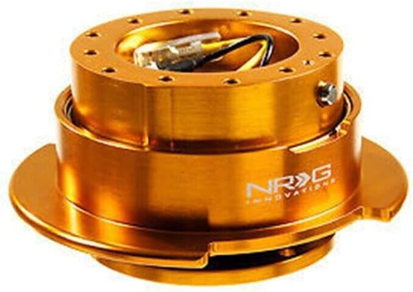 NRG Innovations SRK-250RG Forged Quick Release Steering Wheel Boss Hub GOLD