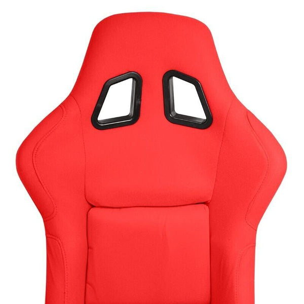 ATS MO x1 Universal Reclining Fixed Back Bucket Seat Red inc slides