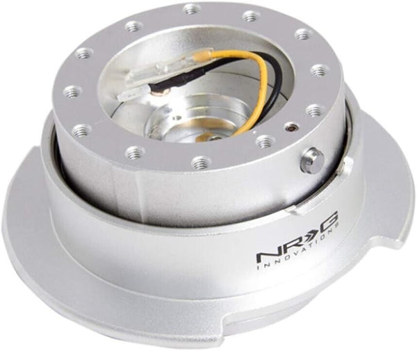 NRG Innovations SRK-250SL Forged Quick Release Steering Wheel Boss Hub SILVER
