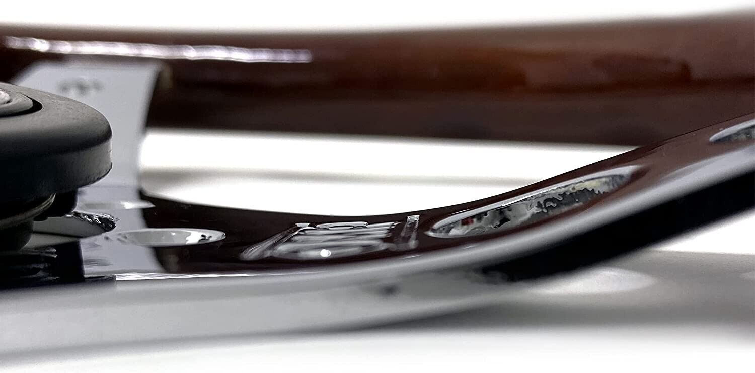 OMP OMPOD/2023/LE Mugello Wooden Wood Brown Steering WHEEL Chrome Classic Kit