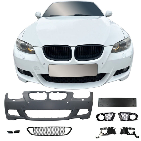 JOM BMW E92 E93 06-10 Front Rear Bumper Polyp Unpainted + Skirts Full Body Kit