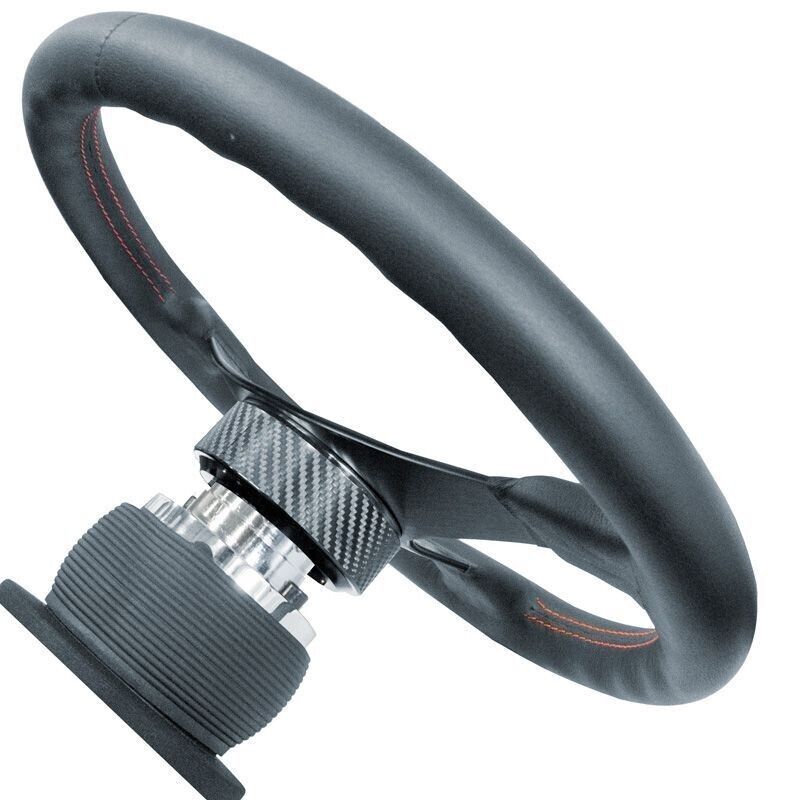 Simoni Racing QR1 Quick Release Steering Wheel Boss Hub Univ Carbon Chrome 55mm