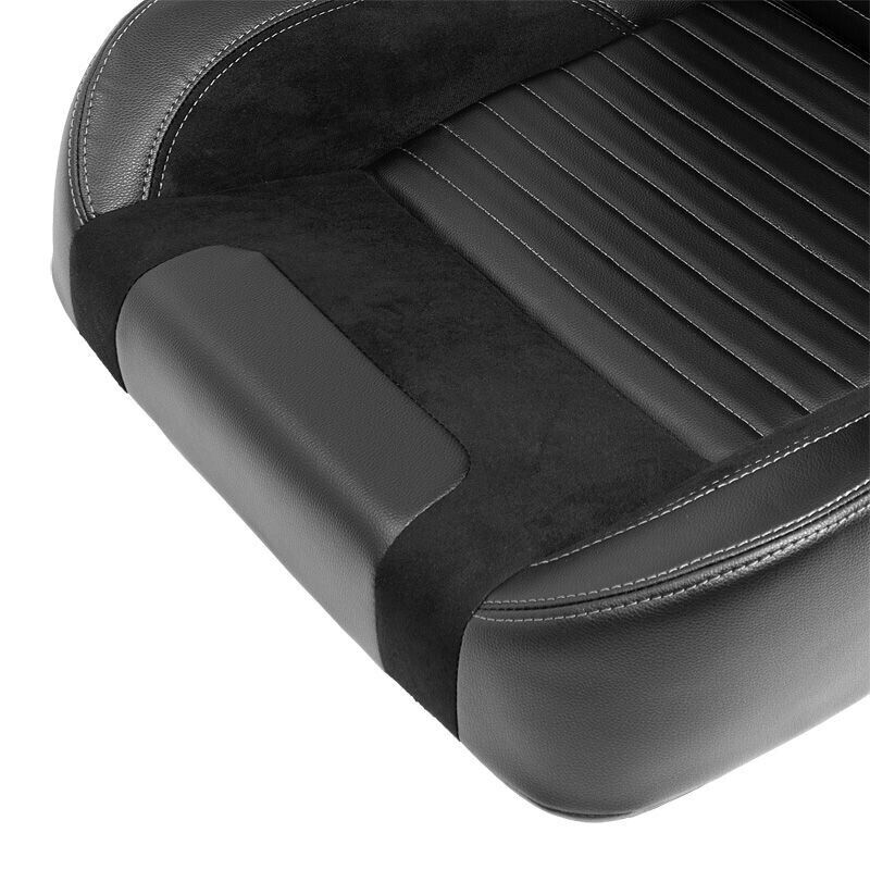 Pair of Autostyle Black Classic Car Retro Kit Sports Car Bucket Seats (x2 - Left & Right) Ltd Speedster