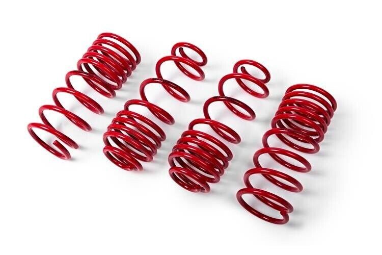 MTS Red Lowering Springs Set x4 MTS Lowering springs Audi 100 C3 Saloon 82-90