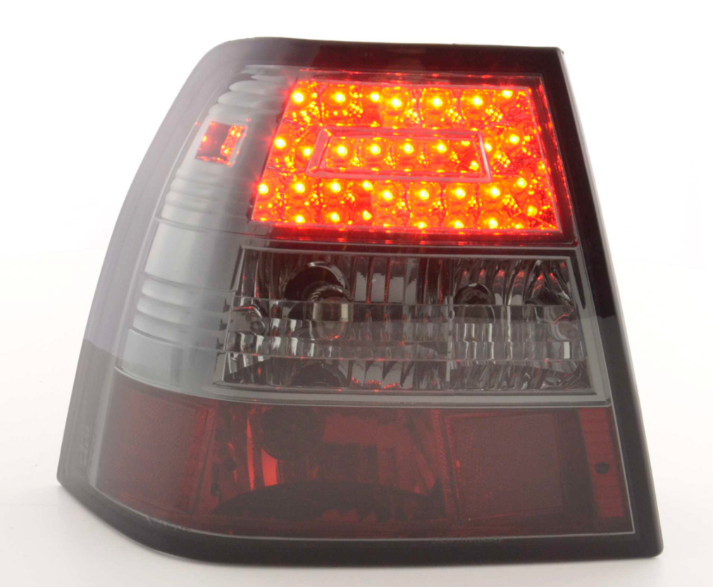 FK Pair LED DRL Lightbar Rear Lights VW Bora 1J 98-03 black smoke LHD