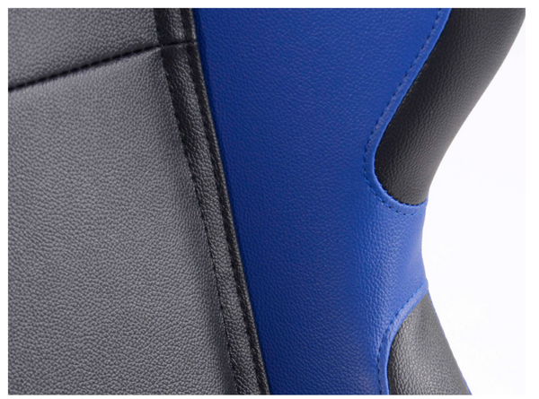 FK Par Universales Reclinar/Pliegue Cubo SPORTS Asientos - Azul y Negro Incluye