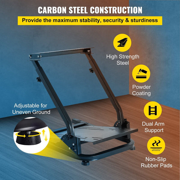 VFORCE Driving Game Sim Racing Frame Stand Rig for Seat Wheel Pedals Xbox PS PC