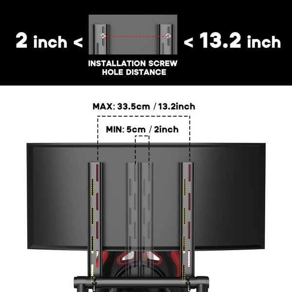 LUXE Driving Game Sim Racing Frame & Seat - Wheel Pedals Xbox PS PC Console F1