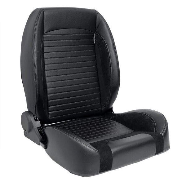 Pair of Autostyle Black Classic Car Retro Kit Sports Car Bucket Seats (x2 - Left & Right) Ltd Speedster