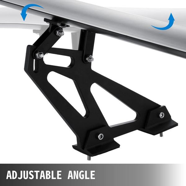 VE Universal Boot Tail Large Rear Wing Spoiler Black Aluminium Adjustable 43" GT