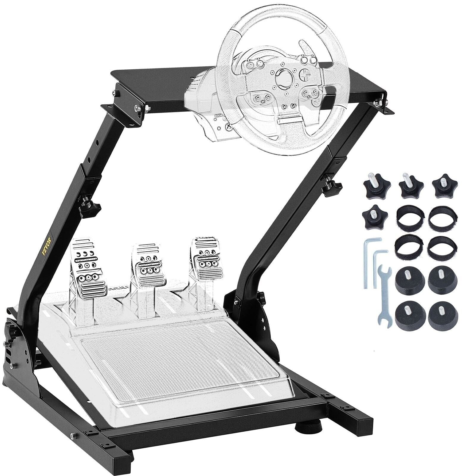 VFORCE Driving Game Sim Racing Frame Stand Rig for Seat Wheel Pedals Xbox PS PC