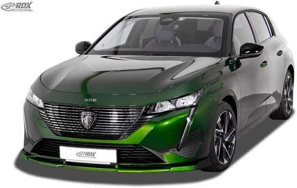 RDX Peugeot 308 III 3 MK3 21+ Front Bumper Splitter Lip Diffuser Spoiler Valance