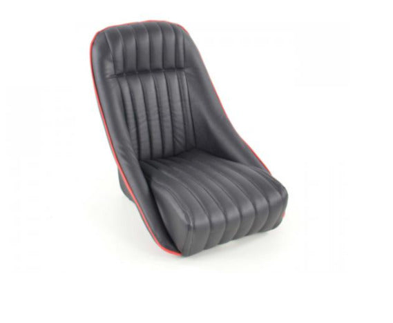 FK Black Classic Car Retro Kit Speedster Fixed Back Bucket Seats Inc Runners
