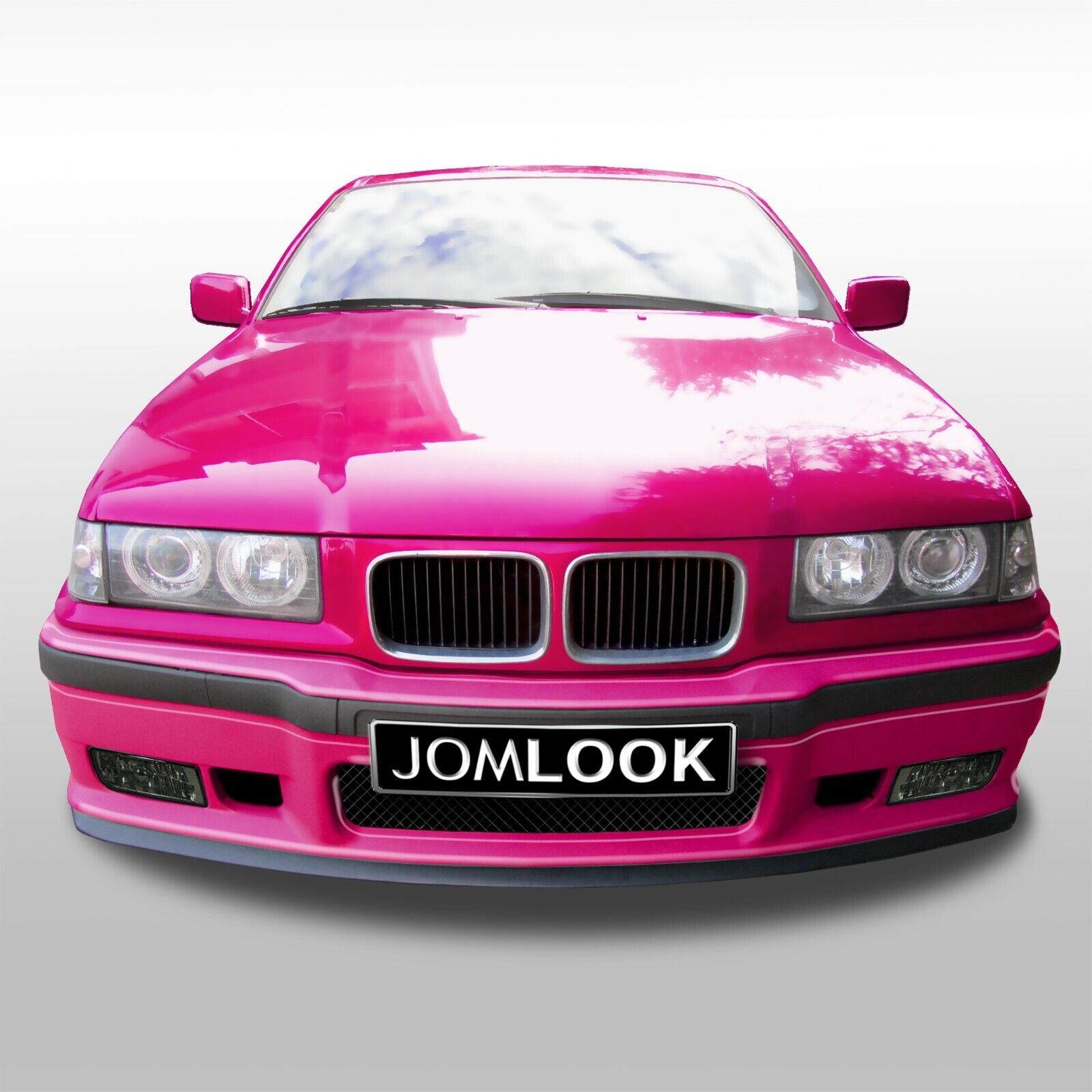 JOM BMW 3er 3-series E36 90-98 Front Bumper Polyp Unpainted + Grille Polyprop