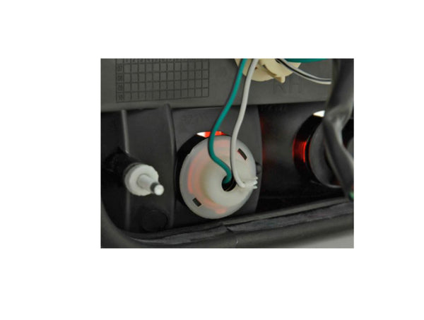 FK Pair Rear Lights Tail Lamps Audi A3 8L 96-02 red white crystal edition LHD