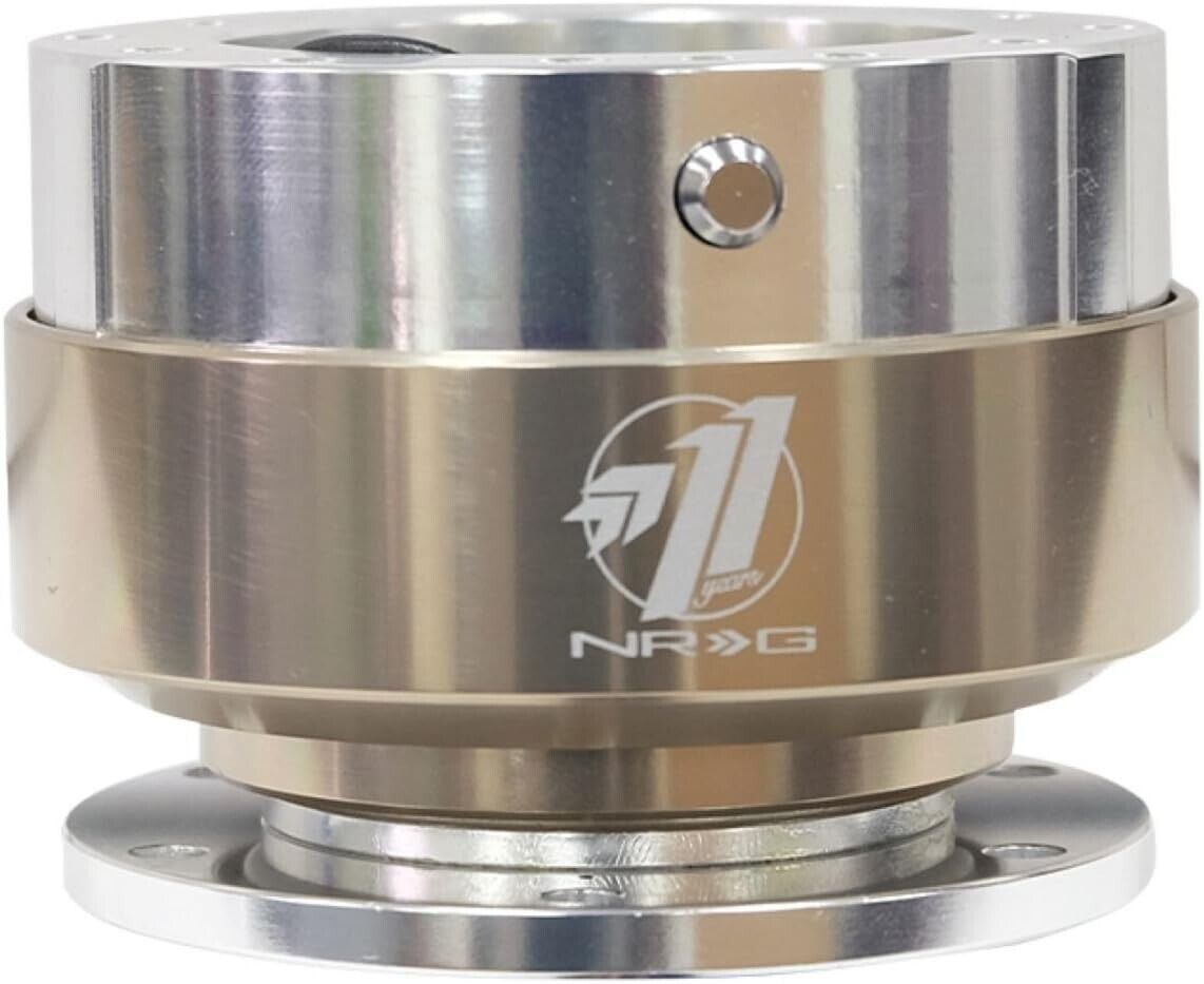 NRG Innovations SRK-100TI Forged Quick Release Steering Wheel Boss Hub Silver