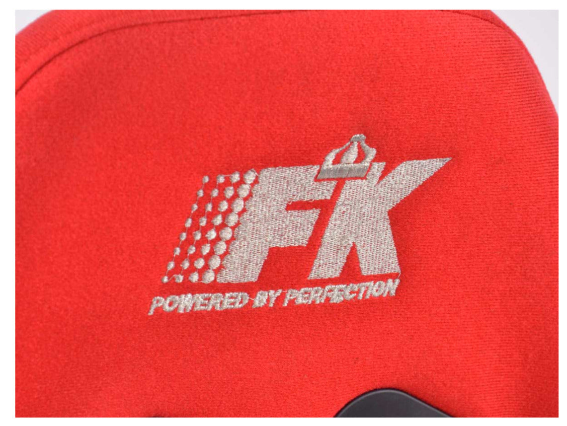 FK Universal Full Fixed Back Bucket Sports Seats RED Edition Track Drift Style