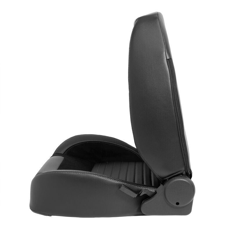 Pair of Autostyle Black Classic Car Retro Kit Sports Car Bucket Seats (x2 - Left & Right) Ltd Speedster