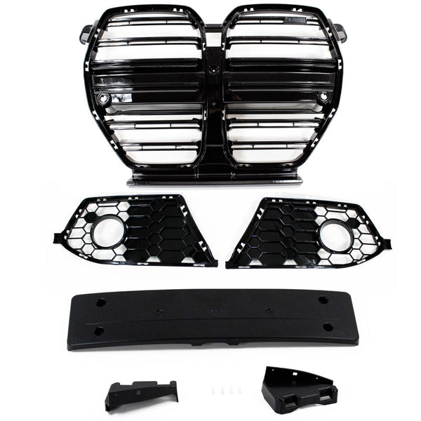 JOM BMW 3 Series F30 11-19 Front Bumper Polyp Unpainted + Grille G20 look style