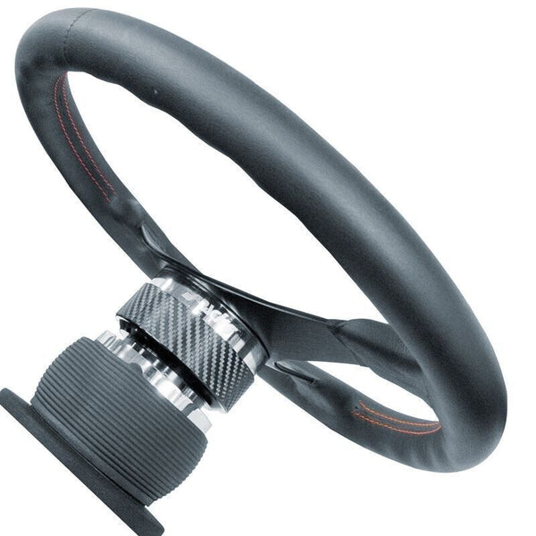 Simoni Racing QR1 Quick Release Steering Wheel Boss Hub Univ Carbon Chrome 55mm