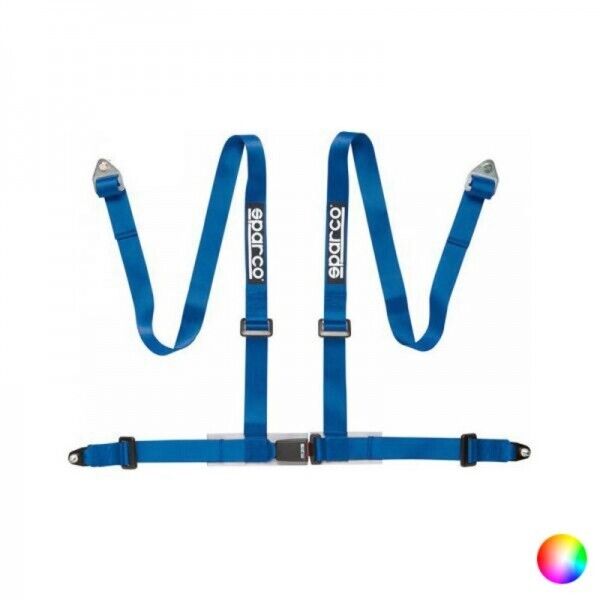 Sparco Racing Harness 4-Point Universal seat belt Red Blue Black bucket safety