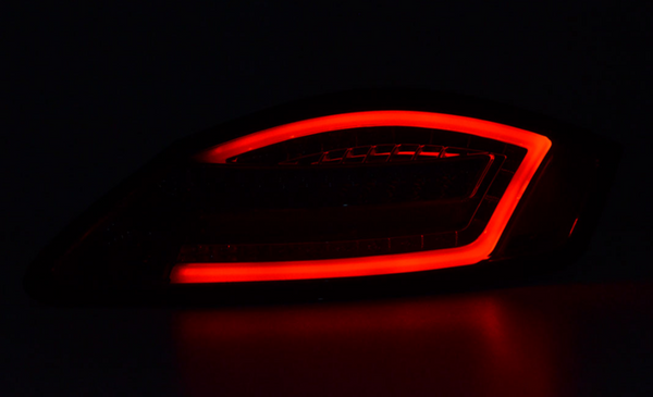 FK Pair Led Rear Lights Porsche Boxster / Cayman 987 987.1 04-09 SMOKED LHD GT3 Animated Sequential indicators