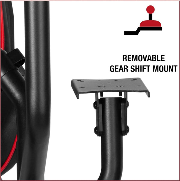 LUXE Driving Game Sim Racing Frame Rig & Seat - Wheel Pedals Xbox PS PC Console