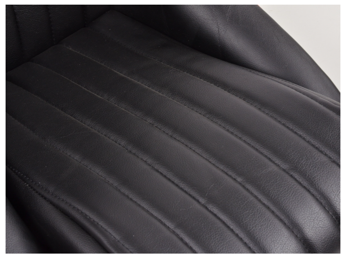 FK Black Red Piping Classic Car Retro Kit Speedster Sports car Full Bucket Seats - NO SLIDE RUNNERS