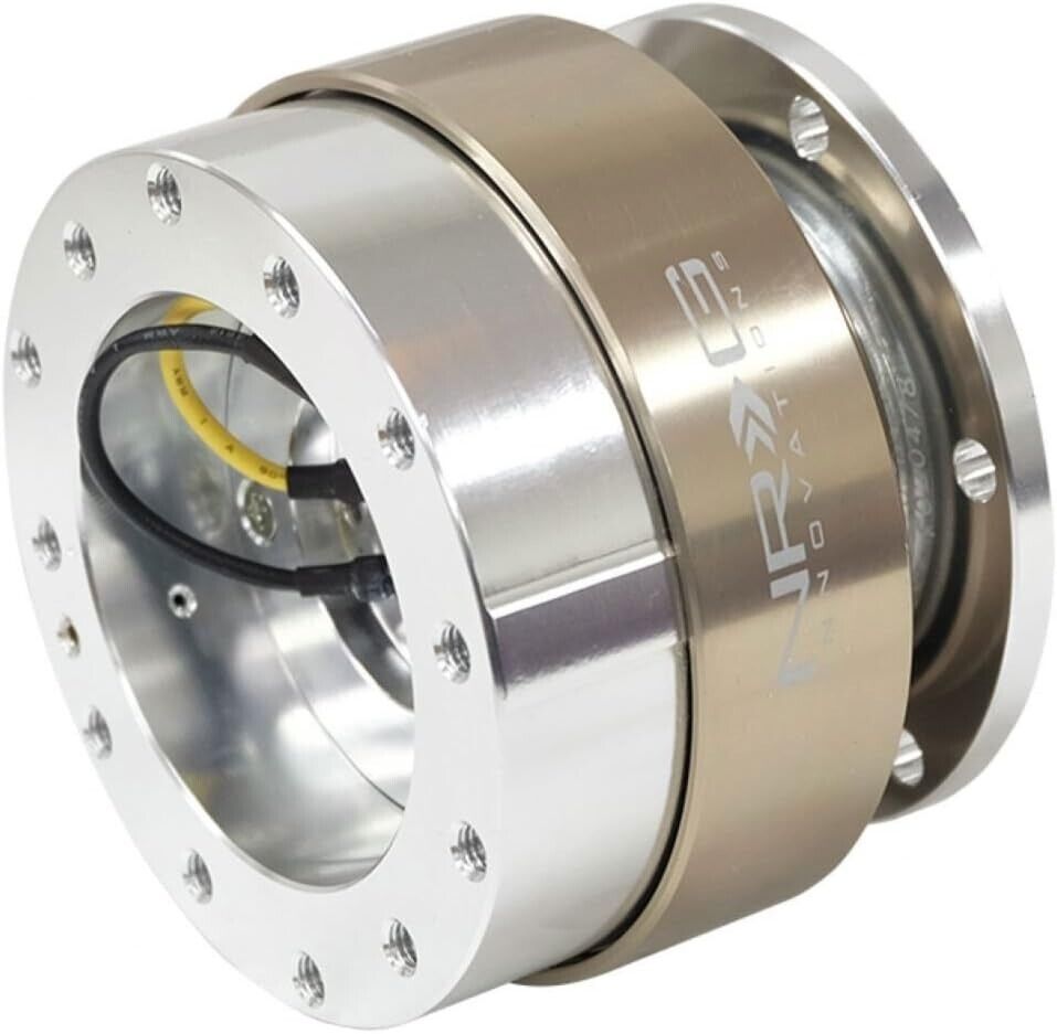 NRG Innovations SRK-100TI Forged Quick Release Steering Wheel Boss Hub Silver