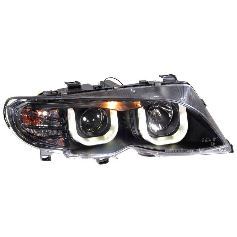 AS Pair LED DRL Lightbar Headlights BMW 3-Series E46 Berlina Touring 02-05 LHD