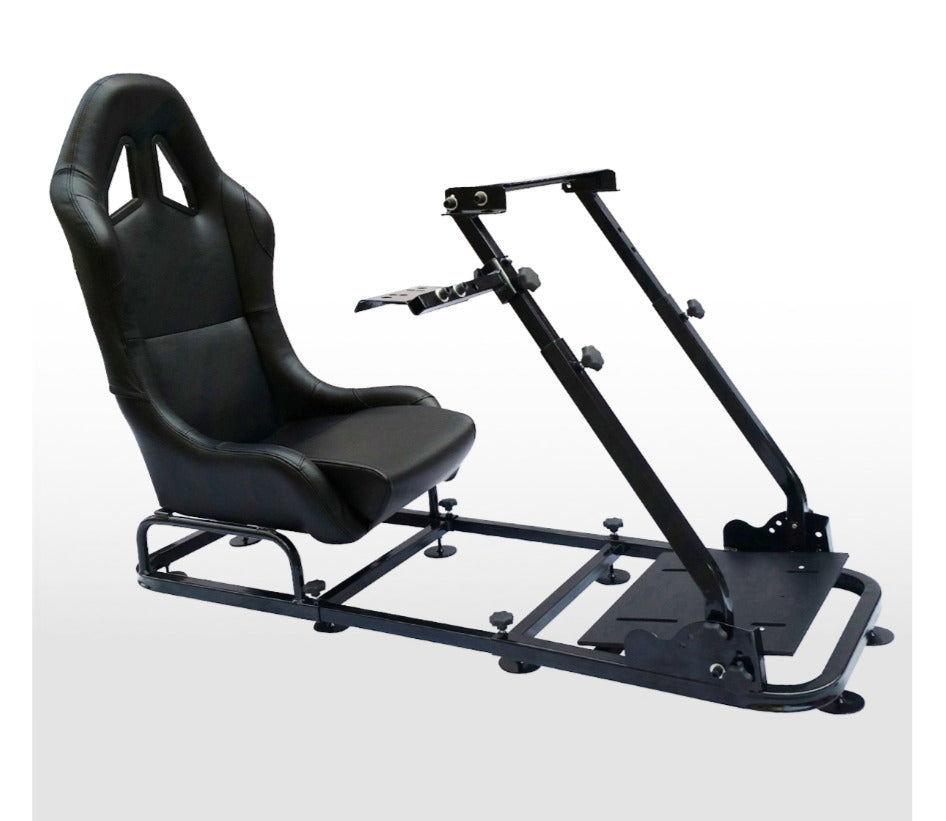 Driving Game Folding Chair Sim Racing Seat & Frame Xbox PS PC Gaming Wheel Rig
