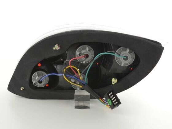 FK Pair Rear lights Ford KA type RBT 97- black & red crystal design