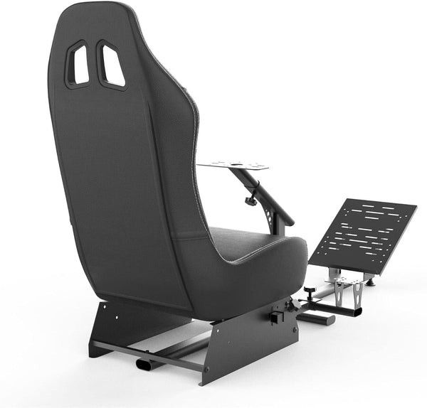 CR Driving Game Sim Racing Frame Rig & Seat - Wheel Pedals Xbox PS PC Console F1