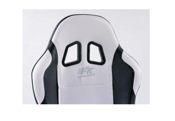 FK Pair Universal Reclining Bucket Sports Seats - Miami White & Black Edition