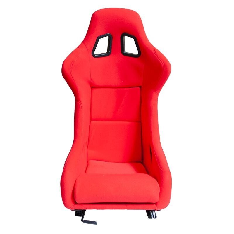 ATS MO x1 Universal Reclining Fixed Back Bucket Seat Red inc slides