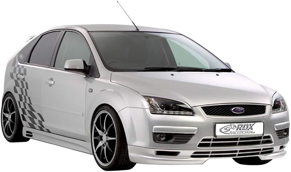 RDX Ford Focus 2 MK2 05-08 Front Bumper Splitter Lip Diffuser Spoiler Valance