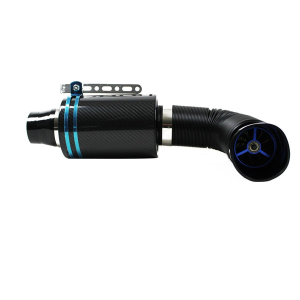 JOM Genuine Carbon Power Air Intake Induction Filter Airbox Universal Full Kit